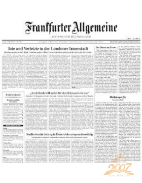 FrankfurtAllgenerine法兰克福汇报德国德语